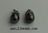 CGP462 15*25mm - 15*30mm teardrop pearl shell pendants wholesale