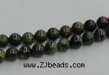 CGR01 16 inches 6mm round green rain forest stone beads wholesale