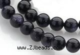 CGS01 15 inches 8mm round blue goldstone beads Wholesale