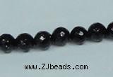 CGS106 15.5 inches 8mm faceted round blue goldstone beads wholesale