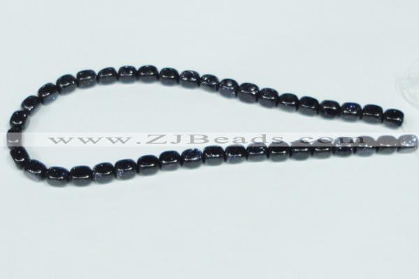 CGS115 15.5 inches 7*9mm cuboid blue goldstone beads wholesale