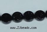 CGS124 15.5 inches 4*12mm coin blue goldstone beads wholesale