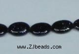 CGS134 15.5 inches 10*14mm oval blue goldstone beads wholesale