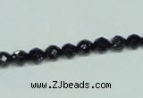 CGS138 15.5 inches 4mm faceted round blue goldstone beads wholesale