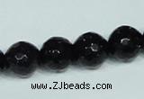 CGS139 15.5 inches 14mm faceted round blue goldstone beads wholesale