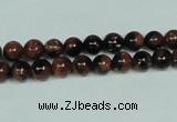 CGS201 15.5 inches 6mm round blue & brown goldstone beads wholesale