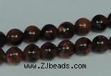 CGS202 15.5 inches 8mm round blue & brown goldstone beads wholesale