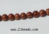 CGS50 15.5 inches 6mm round goldstone beads wholesale