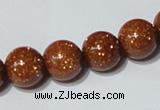 CGS52 15.5 inches 12mm round goldstone beads wholesale