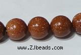 CGS53 15.5 inches 14mm round goldstone beads wholesale