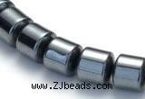 CHE03 16 inches 7mm column shape hematite beads Wholesale