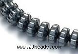 CHE08 16 inches 4*7mm flower shape hematite beads Wholesale