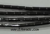 CHE120 15.5 inches 2*4mm tube hematite beads wholesale