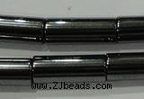 CHE123 15.5 inches 6*16mm tube hematite beads wholesale