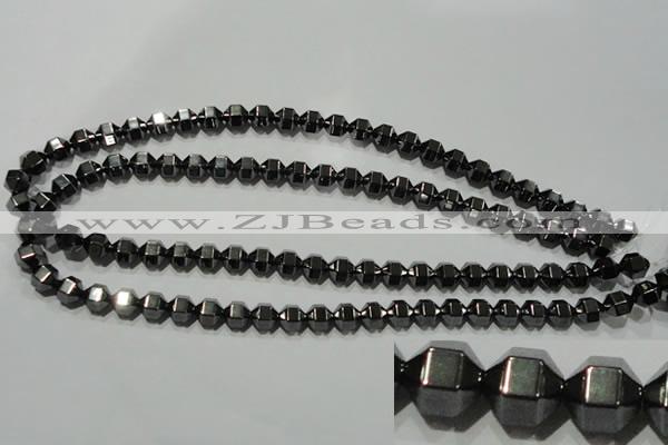 CHE133 15.5 inches 8*8mm hematite beads wholesale