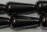 CHE150 15.5 inches 10*20mm teardrop hematite beads wholesale
