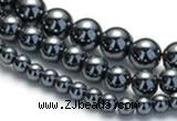 CHE18 16 inches 4mm & 6mm & 8mm round hematite beads Wholesale