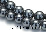 CHE19 16 inches 10mm & 12mm round hematite beads Wholesale