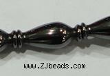 CHE195 15.5 inches 8*20mm vase-shaped hematite beads wholesale