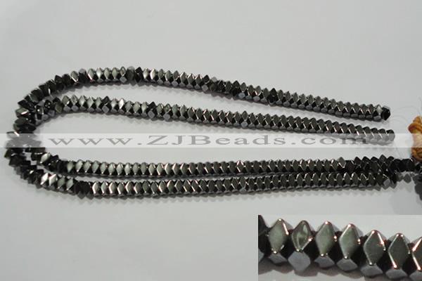 CHE221 15.5 inches 4*6mm hematite beads wholesale