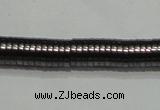 CHE238 15.5 inches 1*4.5mm dish hematite beads wholesale