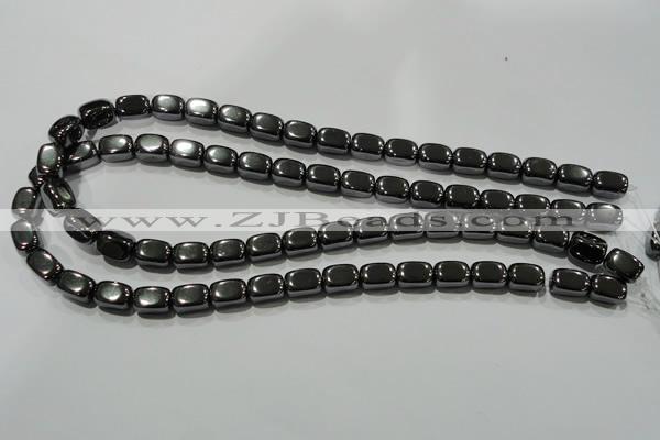 CHE249 15.5 inches 8*12mm cuboid hematite beads wholesale