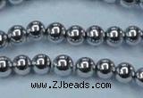 CHE426 15.5 inches 10mm round plated hematite beads wholesale