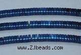 CHE564 15.5 inches 1*2*2mm square plated hematite beads wholesale