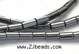 CHE63 15.5 inches 6*16mm column shape hematite beads Wholesale