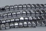 CHE858 15.5 inches 3*3mm dice platedhematite beads wholesale