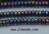 CHE969 15.5 inches 2*4mm rondelle plated hematite beads wholesale