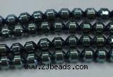 CHE976 15.5 inches 4*4mm plated hematite beads wholesale