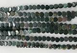 CHG113 15.5 inches 6mm flat heart Indian bloodstone beads wholesale