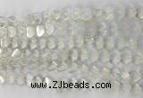 CHG122 15.5 inches 8mm flat heart opal beads wholesale