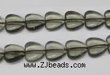 CHG18 15.5 inches 10*10mm heart synthetic smoky quartz beads wholesale