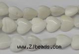 CHG22 15.5 inches 10*10mm heart shell beads wholesale