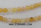 CHJ01 15.5 inches 4mm round honey jade stone beads wholesale