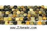 CHJ115 15 inches 8mm square honeybee jasper beads