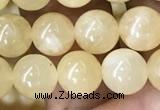 CHJ12 15.5 inches 8mm round honey jade beads wholesale