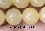 CHJ16 15.5 inches 14mm round honey jade beads wholesale