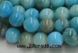 CHM02 16 inches 12mm round blue hemimorphite beads wholesale