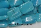 CHM03 16 inches 13*18mm rectangle blue hemimorphite beads wholesale