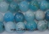 CHM203 15.5 inches 10mm round blue hemimorphite beads wholesale