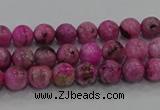 CHM220 15.5 inches 4mm round dyed hemimorphite beads wholesale