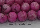 CHM224 15.5 inches 12mm round dyed hemimorphite beads wholesale