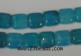 CHM25 15.5 inches 10*10mm square blue hemimorphite beads wholesale