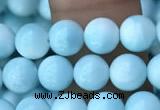 CHM301 15.5 inches 6mm round blue hemimorphite gemstone beads