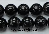 CHS02 15.5 inches 14mm round natural hypersthene gemstone beads