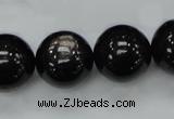 CHS04 15.5 inches 18mm round natural hypersthene gemstone beads