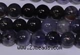 CIL10 15.5 inches 5mm round A grade natural iolite gemstone beads